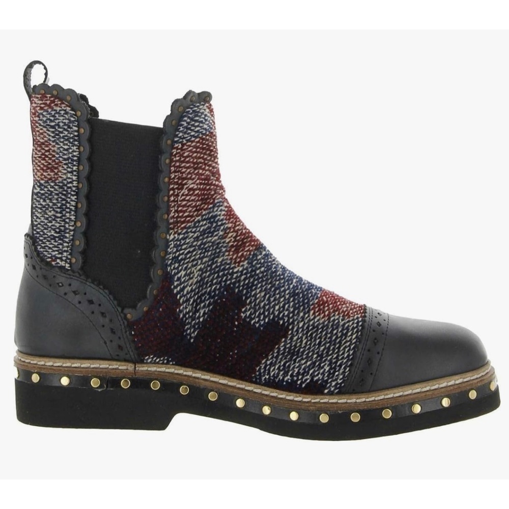 NEW Free People Textile Atlas Chelsea Boots 6.5 - Picture 5 of 10